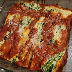 Added extra seasoning to the mix to taste.  Next time will add some extra mozz + ground meat + fresh tomatoes + maybe toasted breadcrumbs for texture. I'm a intermediate-ish cook and found the recipe pretty simple.