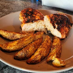 Made it with some grilled chicken and it was awesome! I cooked them in the air fryer for 22 mins and they came out great. However, for me, next time I make them I would use a little less Italian seasoning, but over all very good!