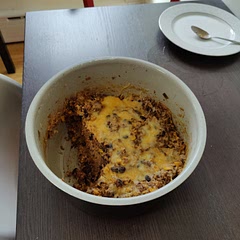 I doubled the meat and spices and finished in the pressure cooker after adding rice 