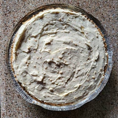 I used a pre-made graham cracker crust, so I should've only used 2 packages of cream cheese. This is delicious. I love limes! I saved extra filling in the freezer for later. 