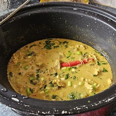 Added chicken stock cube, some spring onions and used red chilli. Super easy and tasty. 