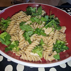 Nom 😋 stuck more true to the recipe (and added chicken again) and still amazing