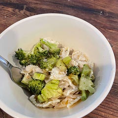 Used Farfalle (bowtie) pasta instead. I would suggest adding the pasta water little bit at a time so the ricotta isn’t too thin. Roasted brocolli in a cast iron skillet instead of a baking sheet. It all turned out really good.