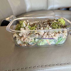 I had an Asian Salad Mix from Aldi - instead of using the included dressing, I used this one and the extra ingredients. Delicious & easy! Also great for meal prep
