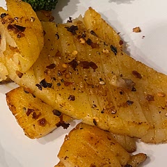 We added extra seasoning but they were excellent. Crunchy on the outside and creamy on the inside!