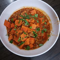 We loved this dish! I substituted the tomatoes for about 3 oz of tomato paste and only put in 1/2 tsp of cinnamon. Otherwise, I made the recipe as described.  Will definitely make this again.