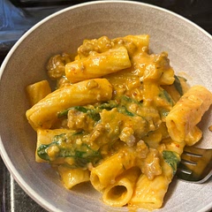 Loved! I read the other notes before this and I also used milk and only thinned the sauce out with a little pasta water. It came out great, will try this again!