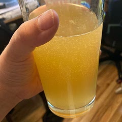 Would recommend starting with less honey at first and tasting as you go. Can also use seltzer water if sparkling isn’t available. Using the extra few oz in the bottle didn’t dilute the taste.