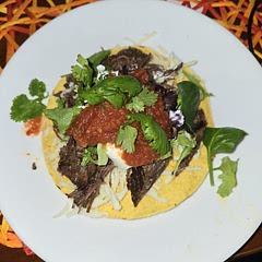Kid and adult approved! I made a tostada while others a burrito, and still others, with a side of corn and cilantro- lime rice. Delicious! The kids requested it be added to the rotation! Score!!