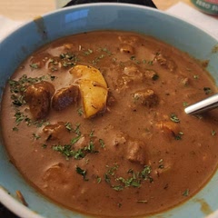 Added some cornstarch in a slurry at the end to thicken a bit