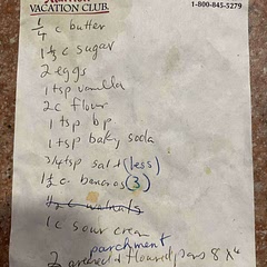 Mom’s Banana Bread ❤️