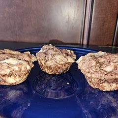 Accidentally melted the chocolate chips because the batter was warm lol. They're good. Also made them mini and baked for 13 minutes @ 375. 