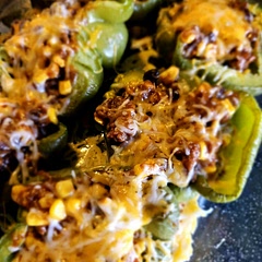 Really not much to say it's pretty good like the zucchini boats just with meat and spicy