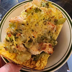Maybe I had too much chicken and squash, but for me, it needed more sauce.