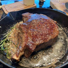 First time cooking with a cast iron, makes a huge difference! A go-to for sure 🤤