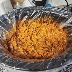 Would add more chicken stock and crushed tomatoes next time. Also remember to buy spaghetti lol