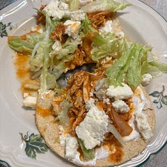 Great volume for those on a diet 🙌 I used tostadas horneadas from Guerrero