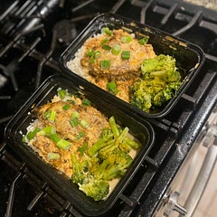 I cooked mine in the skillet instead of the air fryer