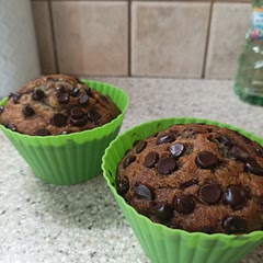 The best banana muffins I ever made!!! I made 6 large so I baked them 25 minutes.