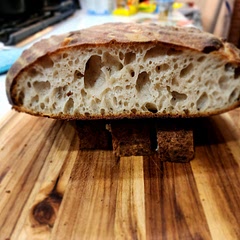 Happy with the crumb.