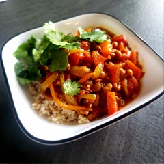 Easy and homey. Would do well with other kinds of beans instead of baked beans, made it a little sweet.
