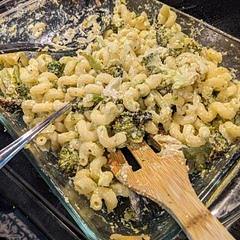 Absolutely delicious. Added about half a cup of pesto at the end. Also added a whole onion with the broccoli. Might decrease oil next time if still adding pesto. So easy and kid-friendly.