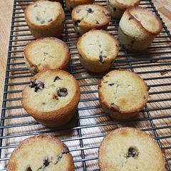 Yummy!!! They shaped a bit weird but I think it is because I used a nonstick muffin pan greased with butter, so because of too much butter they puffed up weirdly, other then that I would make them again maybe in a different muffin pan so they shape right 