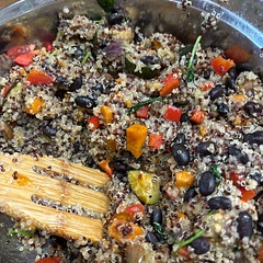 Added eggplant, mushrooms, zucchini 

Very healthy and yummy