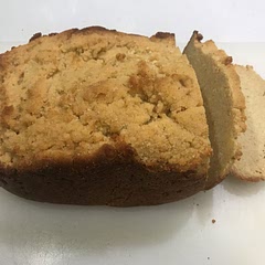 Very dense. Image supplied with recipe doesn’t reflect actual outcome or texture. Even with yeast and baking soda, the dough doesn’t rise. Waste of expensive ingredients (3 cups of almond flour). Will not make again.