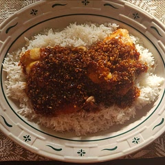 I doubled the sauce because we love honey garlic. Total winner, this one.