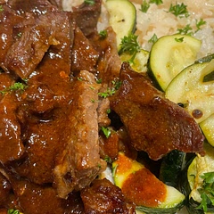 So tasty! Made it as per the recipe (mostly) and it was fantastic. Served with garlic butter rice which went well. 

Serving size maybe a little small for us, made 50% more and it was all gone. Will make again soon and try a different hot sauce. Yum!!