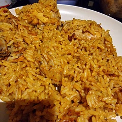 Went well, tastes alright although I think if tasted like indomie a little! Too much water for the rice so it was a little mushy. Suggest adding less water and if you need more, adding more