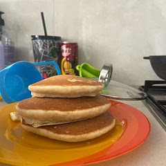 i added butter and vanilla extract and it came out delicious