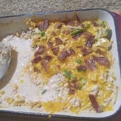 Seemed too bland to me, even leaving jalapeño seeds in it. Followed recipe, no changes. Served with rice. Hubby said was ok, but I honestly don't care for it. He can have it for dip tomorrow I guess.