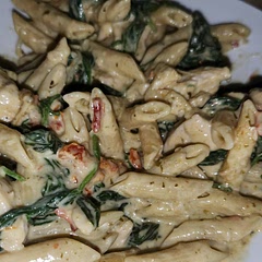 I added the spinach and tomato as well and it was delicious!! Will definitely make again. 
