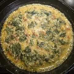 I did something else with my chicken thighs and used the Orzo portion as a side dish. It was phenomenal. The only thing I would recommend is to wait to add the Parmesan until after the final simmer once the pan is removed from the burner. That way the Parmesan will be less likely to stick to the bottom of the pan. 