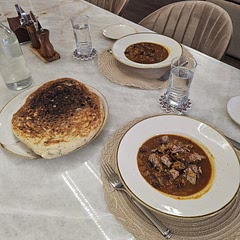 Nice and flavoursome, added some beans and celery to make it more filling. I also cooked it in the oven for 2 hours instead of f on the stove top.