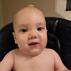 This was the perfect recipe for my 9 month old! He LOVED his pancakes! We don't have a blender, so I just used the Whisk attachment on my Kitchen Aid stand mixer. 