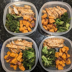 Easy meal prep that tasted pretty good, but not quite enough food for 4 portions. I couldn't find Cajun seasoning so I used a chipotle blend, and it worked pretty well.