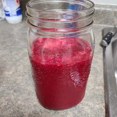 Been a go to drink lately to help with my iron intake :) I've added fruit juices and water instead of just water. Really good!