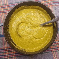 Delicious, used a hand blender to change its consistency to creamy smooth 😋 