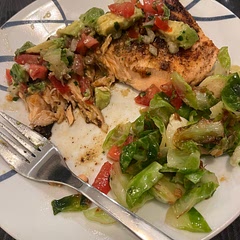 Forgot to take a picture before eating, but it’s super quick and tasty!