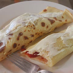Get pan hot hot hot before you pour anything into it