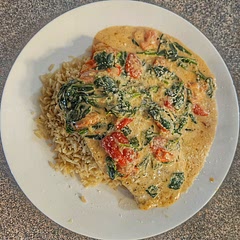 It's definitely a new favorite recipe! Quick and easy, served with rice. I also added some red pepper flakes for a touch of heat.