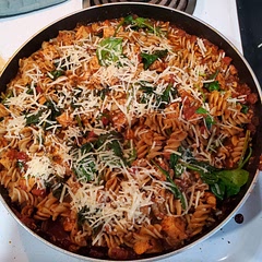 We enjoyed this dish. I didn't add the broccoli because hubby won't eat cooked broccoli.  I put more fresh garlic and added some garlic salt. It made great leftovers too! 