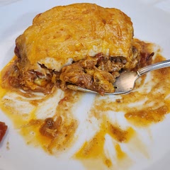 Added refried beans and rotel. 
