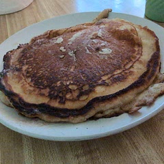 Used 1/5 cup sugar and was perfect for kids without syrup if you want to omit syrup.