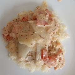 Served it with basmati rice. Soooo yummy!!