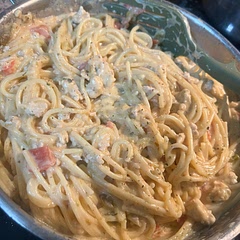 Added more seasoning.
I cooked and added ground chicken because I didn’t have rotisserie chicken on hand.