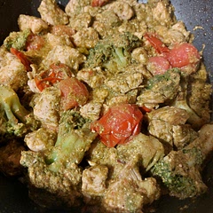 Made with turkey breast.